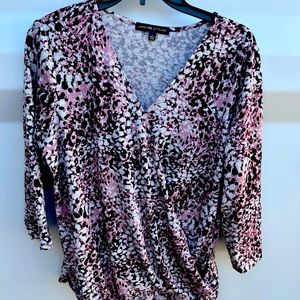 Adrienne Vittadini Sweater Blouse L